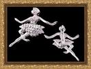 Мужская брошь "Ballerina"