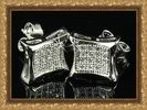 Мужские серьги - гвоздики "Infant" by SOHO. The Art Loft