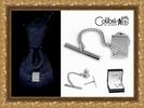 Мужская заколка для галстука с бриллиантом "Colibri of London"